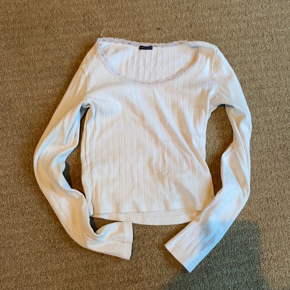 White long sleeve shirt from brandy Melville